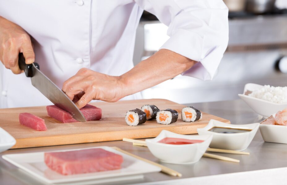 Proces tworzenia sushi